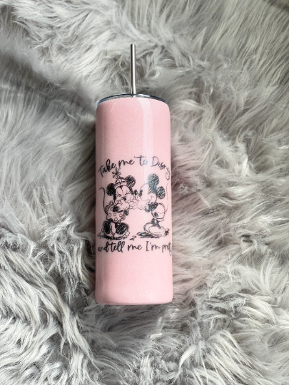 Take me to Disney Skinny Tumbler