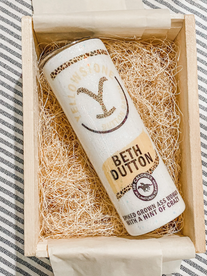 Beth White Claw Themed Tumbler